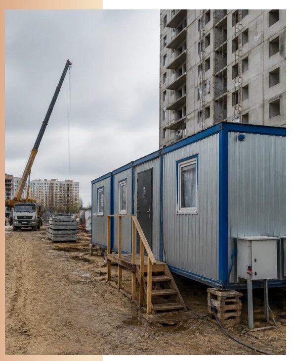 Аренда строительных вагончиков для рабочих в Острогожске